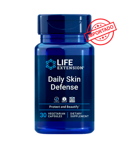 Life Extension Daily Skin Defense | 30 vegetarian capsules