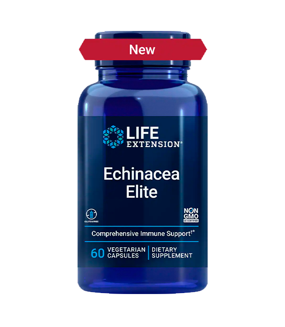 Life Extension Echinacea Elite | 60 vegetarian capsules