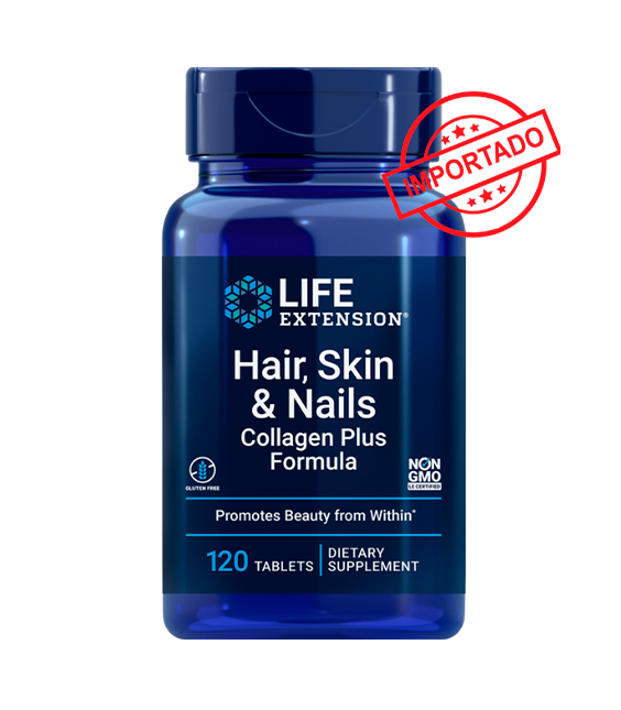 Life Extension Hair, Skin & Nails Collagen Plus Formula | 120 tablets