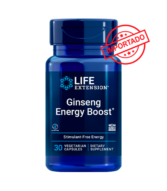 Life Extension Ginseng Energy Boost | 30 vegetarian capsules